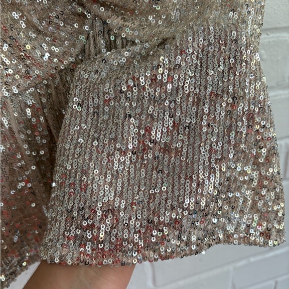 Endless Rose Cream Sequins Tank Top, SZ M NWT - Picture 9 of 13